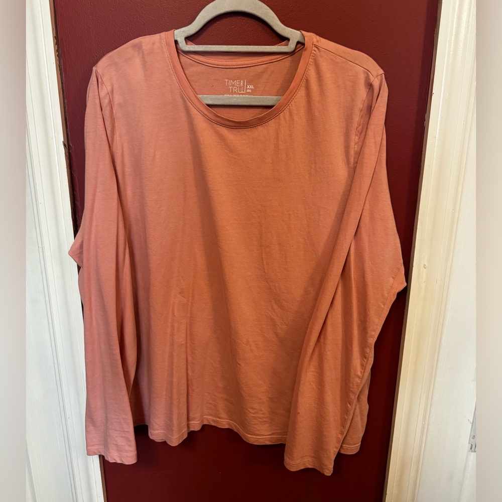 Loose, Comfy Pink Long Sleeve T